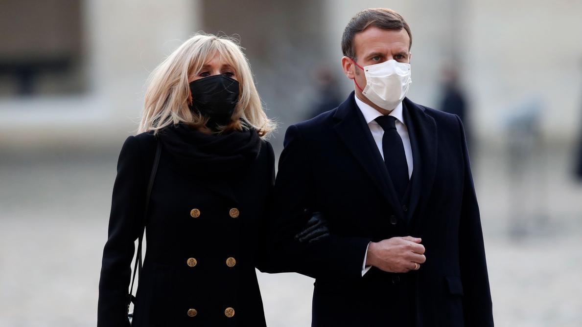 Brigitte et Emmanuel Macron le 26 novembre 2020