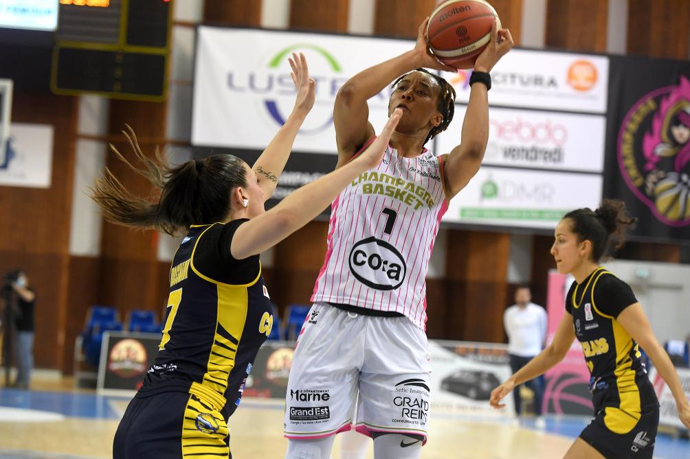 Basket-ball - Ligue féminine 2. Le Champagne basket féminin n'a pas tremblé  face à Calais