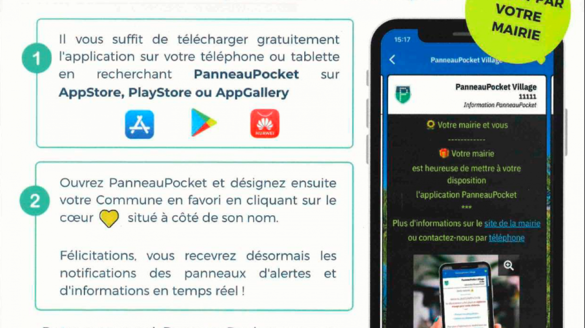 Informer En Direct Grace A Panneaupocket A Mery Sur Seine