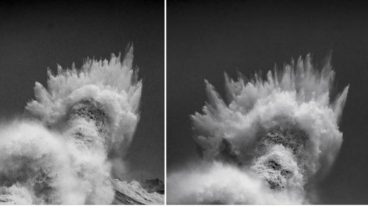 Poseidon Surgissant Des Vagues Un Breton Signe D Epoustouflantes Photos De La Tempete Justine