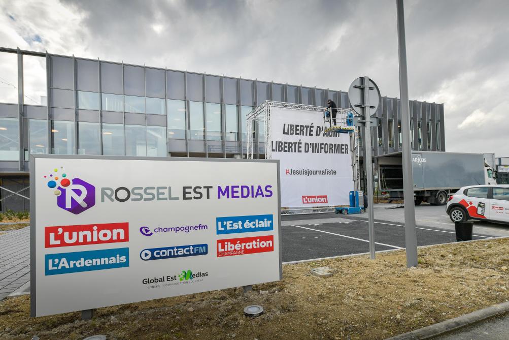 Reims : la liberté de la presse s'affiche en grand devant ...