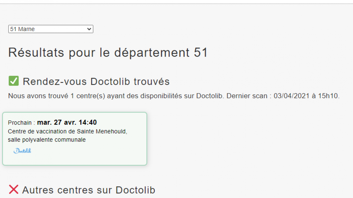 vite ma dose un outil pour etre tenu au courant des creneaux de vaccination qui se liberent