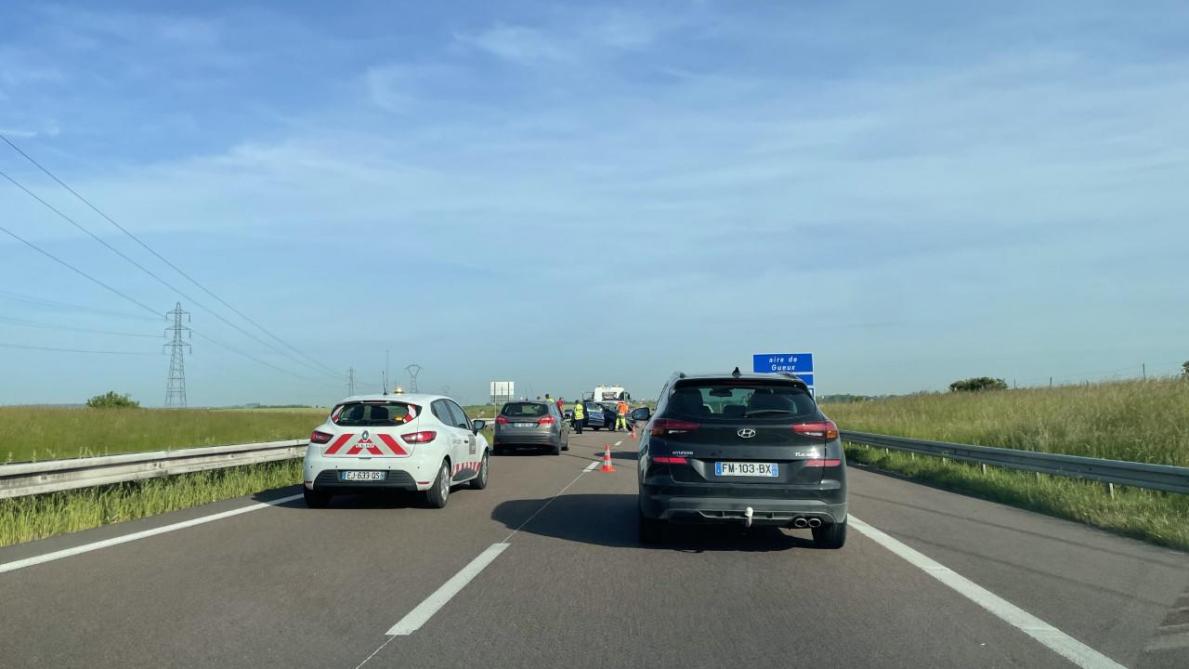Un Accident Sur L A4 Provoque 3 Kilometres De Bouchon En Arrivant Sur Reims Depuis Chalons