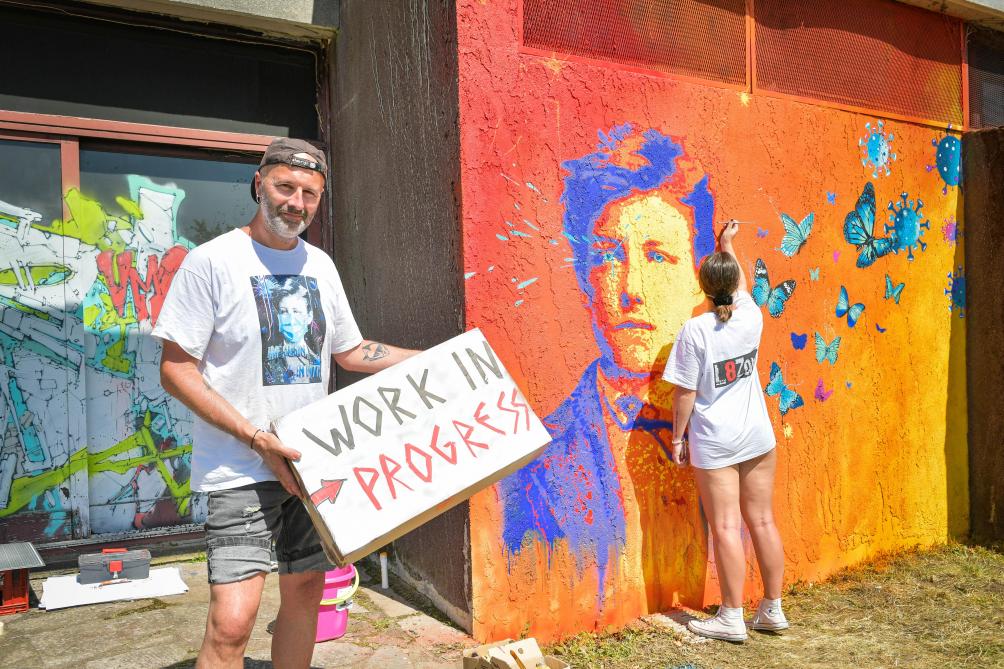 Photos Videos Stephane Leroy A Street Art City Un Ardennais Dans Le Temple Du Graff