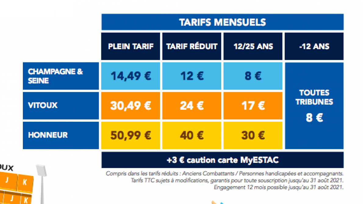 Calendrier Estac 2023 Estac : Les Adhésions Sont Ouvertes !