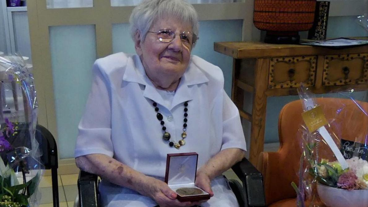 A Rozoy Sur Serre Helene Bergeron A Fete Son 100e Anniversaire