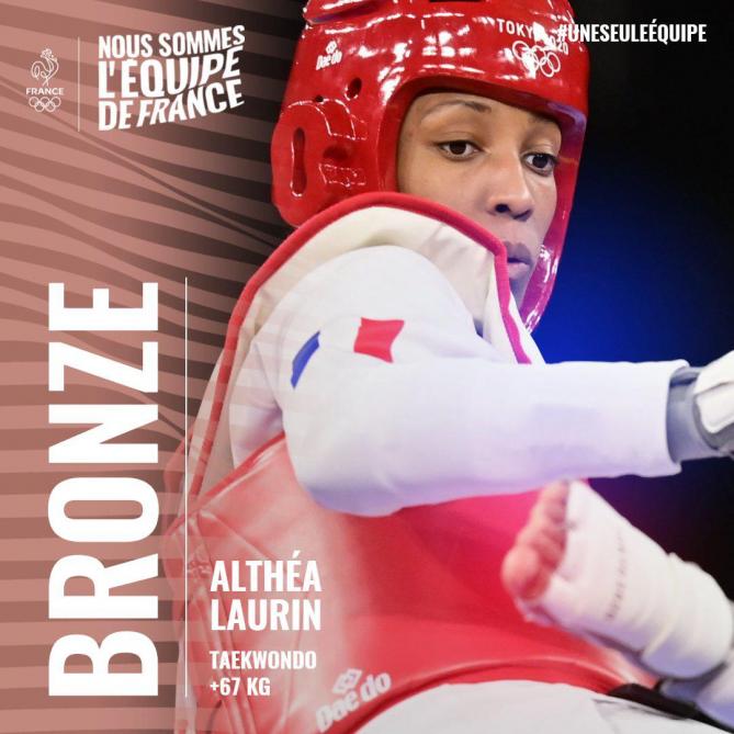 Jeux Olympiques - Taekwondo. Médaille de bronze pour ...