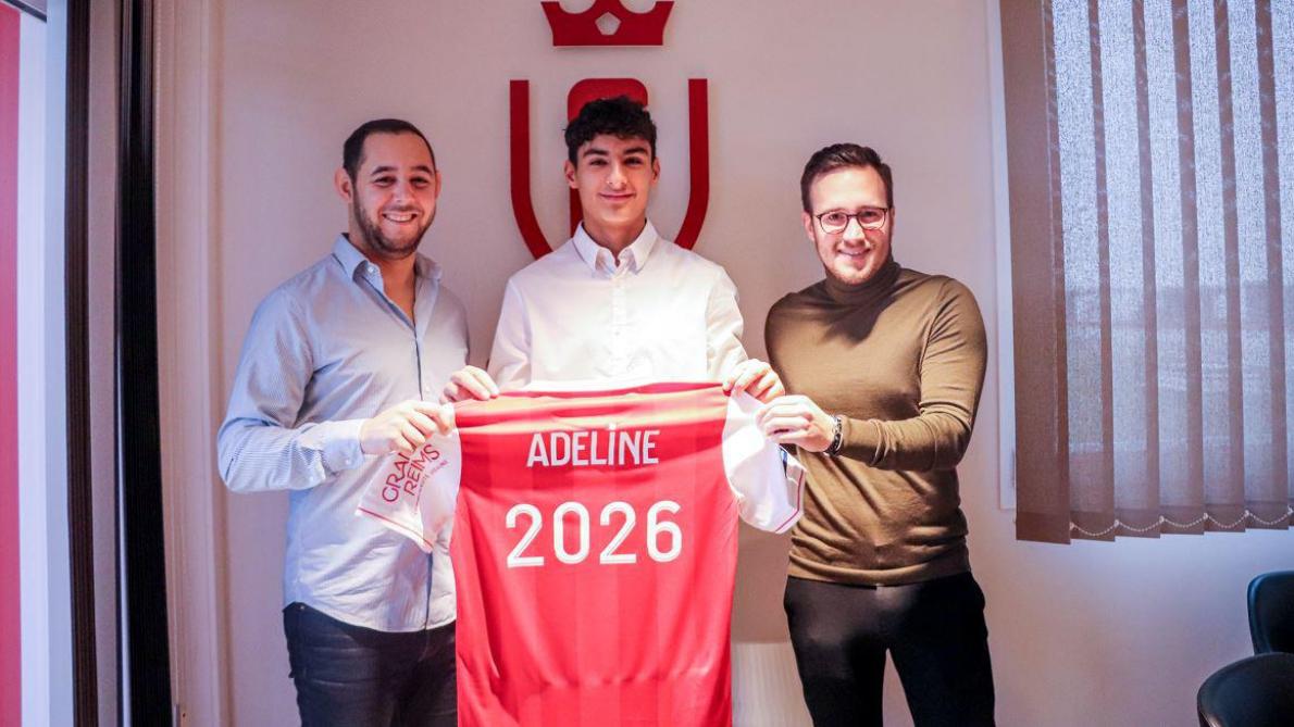 Martin Adeline, natif d’Épernay, est maintenant sous contrat jusqu’en 2026 avec le Stade de Reims.