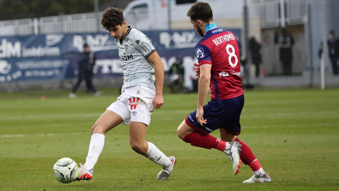 Football - Ligue 1. Première titularisation réussie pour Martin Adeline  (Stade de Reims) à Clermont