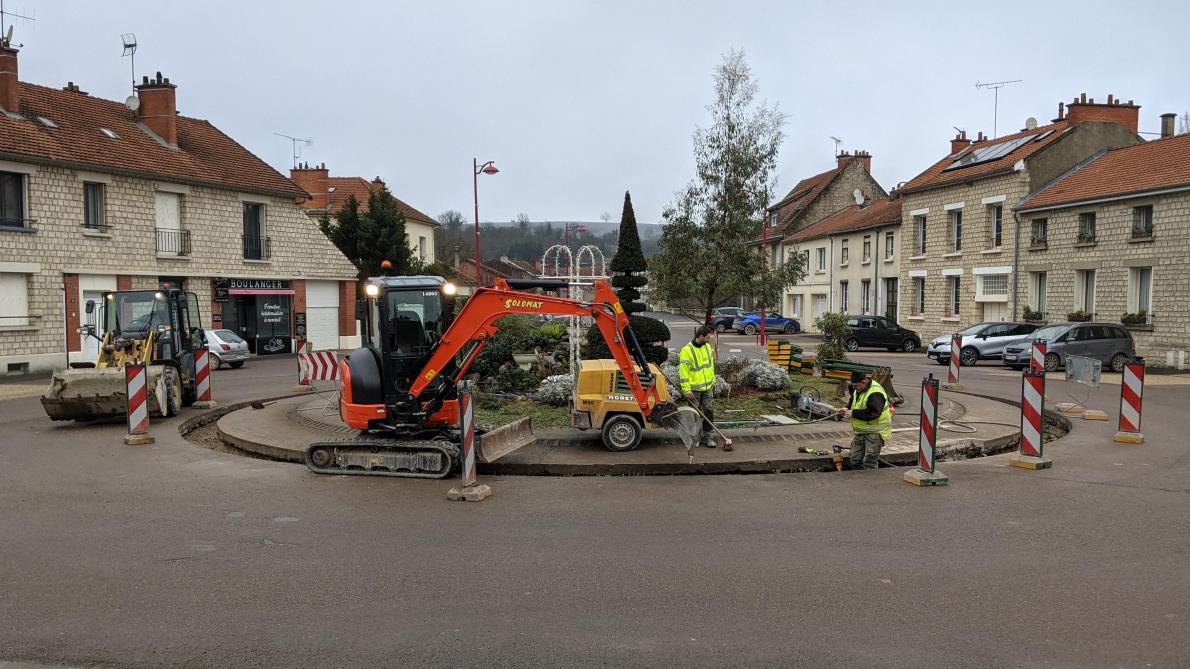 Des travaux au carré pour le