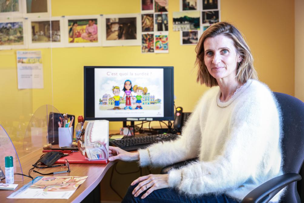 Céline Devillers (orthophoniste au sein d’Audition) : « L’appareil ne ...