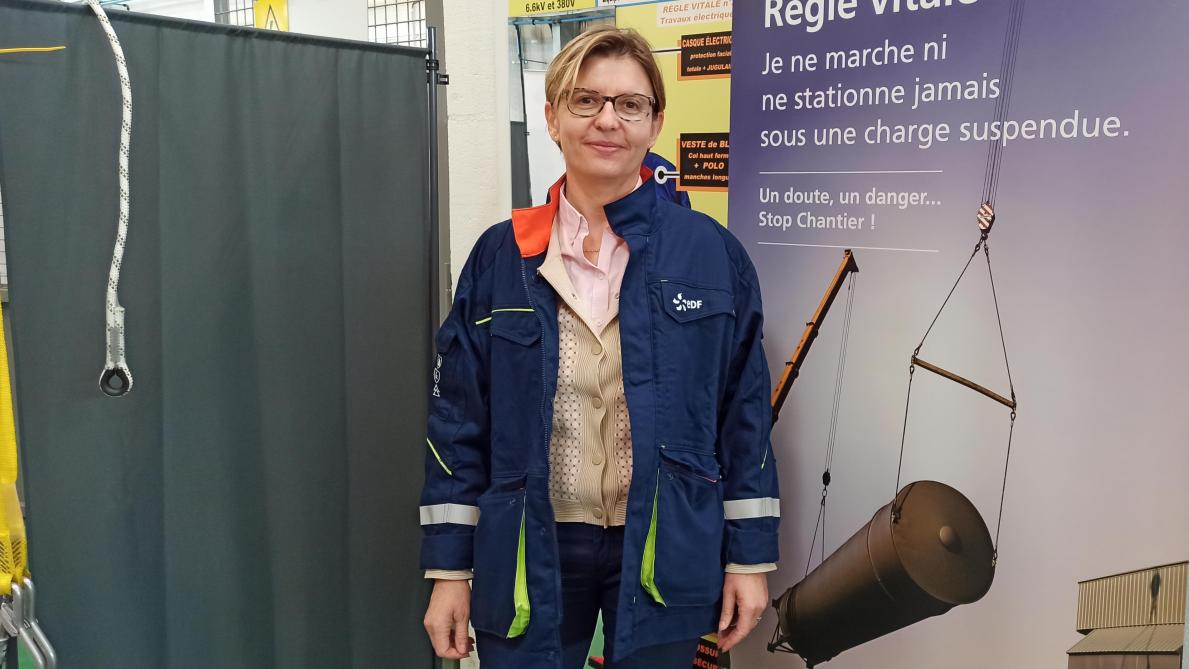 Estelle Obert, nouvelle directrice de la centrale de Nogent-sur-Seine