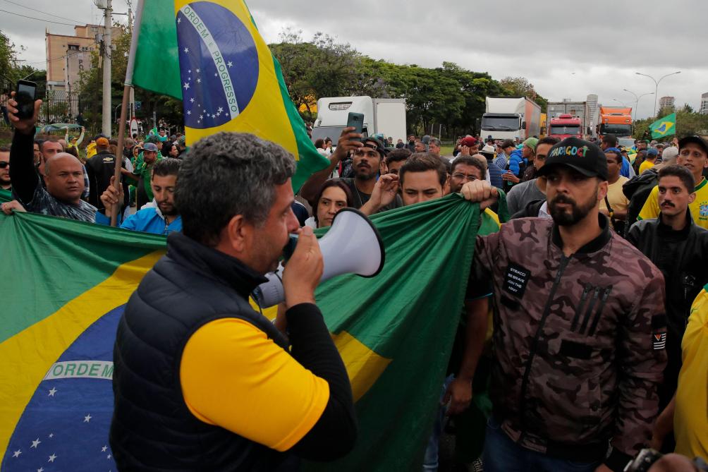 BRAZIL-ELECTION-BOLSONARO-PROTEST-BLOCKADE