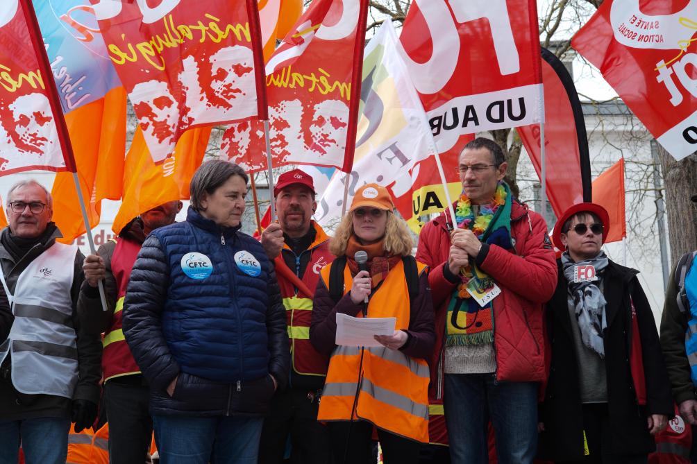 Prochaine mobilisation à Troyes, jeudi 6 avril, au départ de la place Jean-Jaurès.