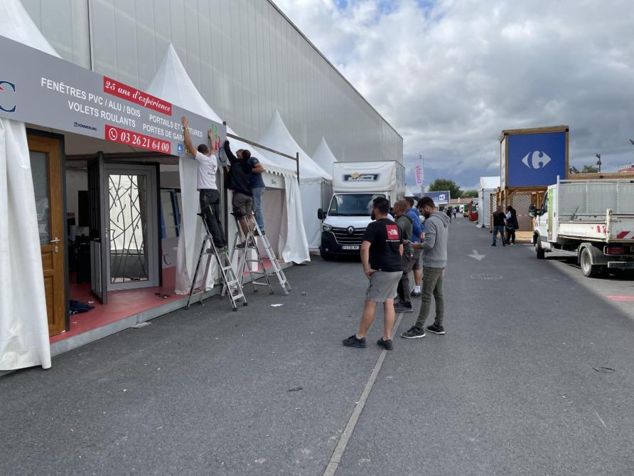 Dans les coulisses de la Foire de Châlons, avant l’ouverture