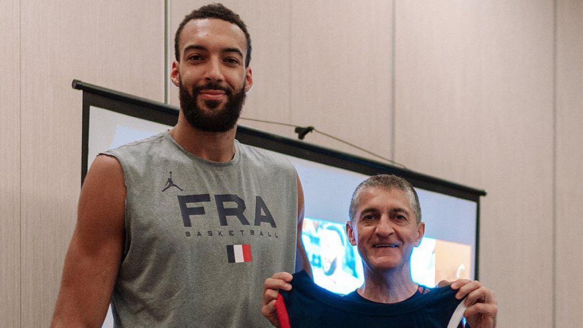 Le Saint-Quentinois Rudy Gobert honor&eacute; pour sa 100e s&eacute;lection avec l&rsquo;&eacute;quipe de France de basket