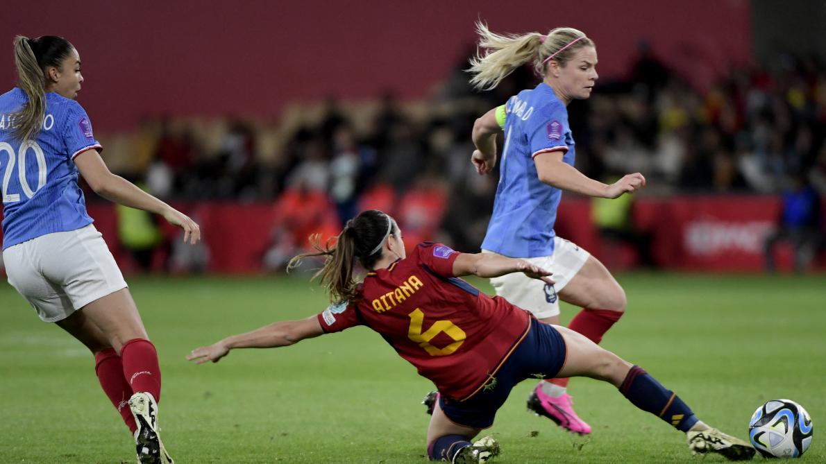 Ligue des nations : l&rsquo;Espagne prive l&rsquo;&eacute;quipe de France f&eacute;minine de football d&rsquo;un premier titre majeur