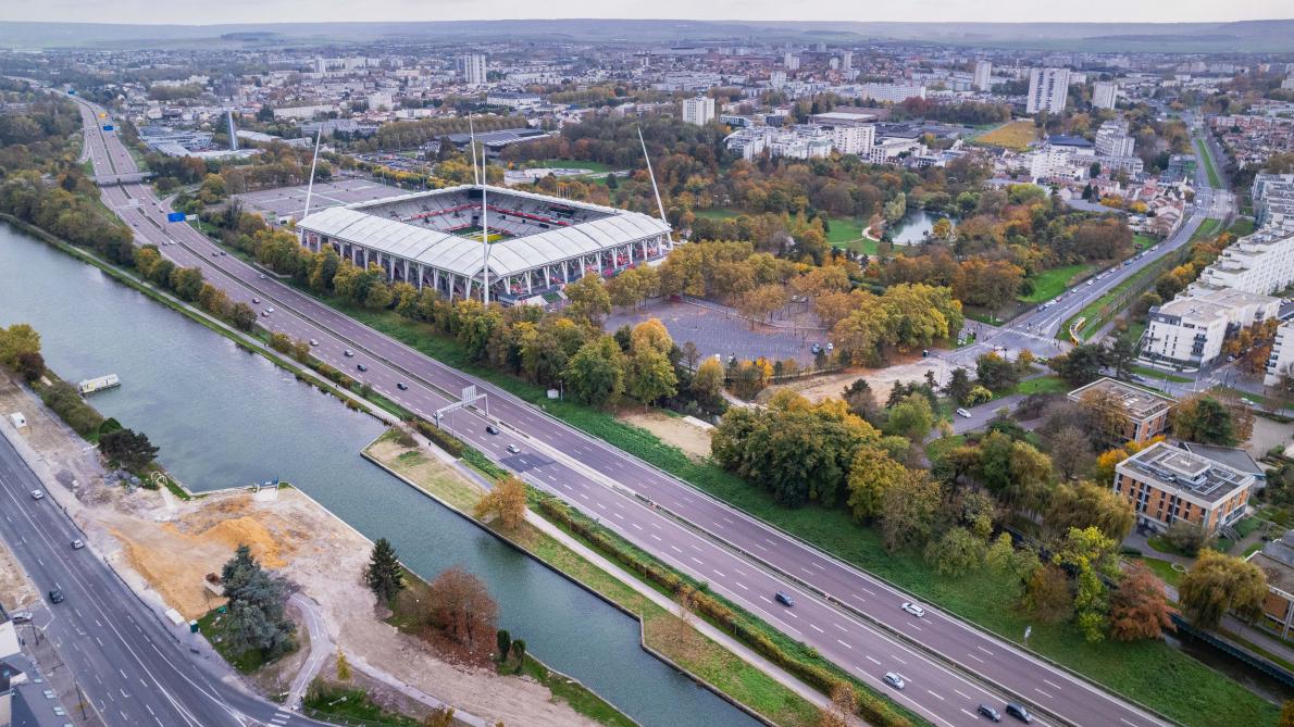 Un projet d’accès direct de la voie Taittinger au stade pour les bus de supporters adverses du stade de Reims – L’Union