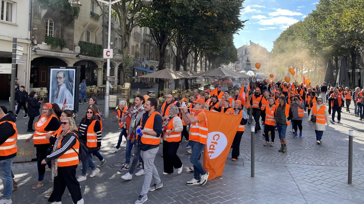 Grève du 2 octobre : retour sur la journée de mobilisation, en baisse dans la Marne, l’Aisne et les Ardennes
