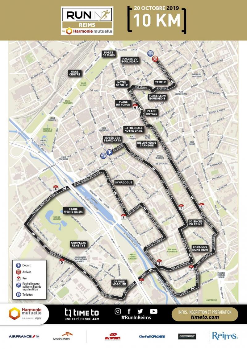 Run In Reims 2019 Demandez Les Parcours