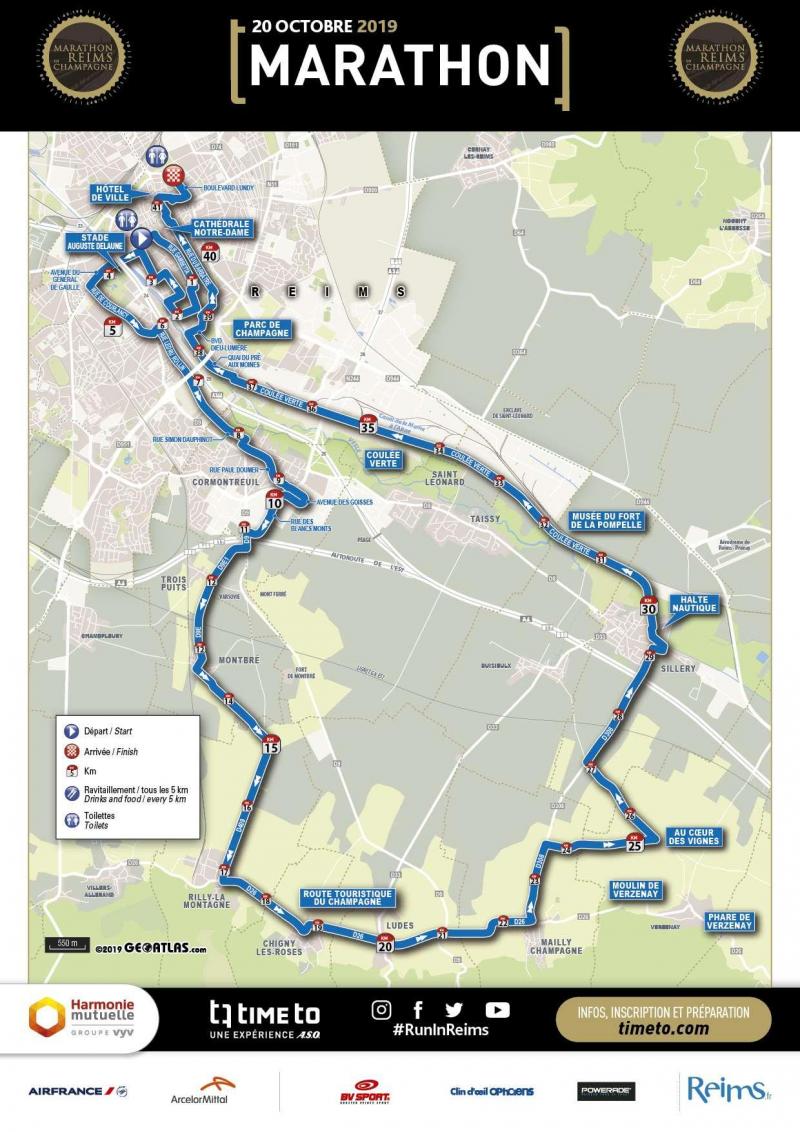 Run In Reims 2019 Demandez Les Parcours