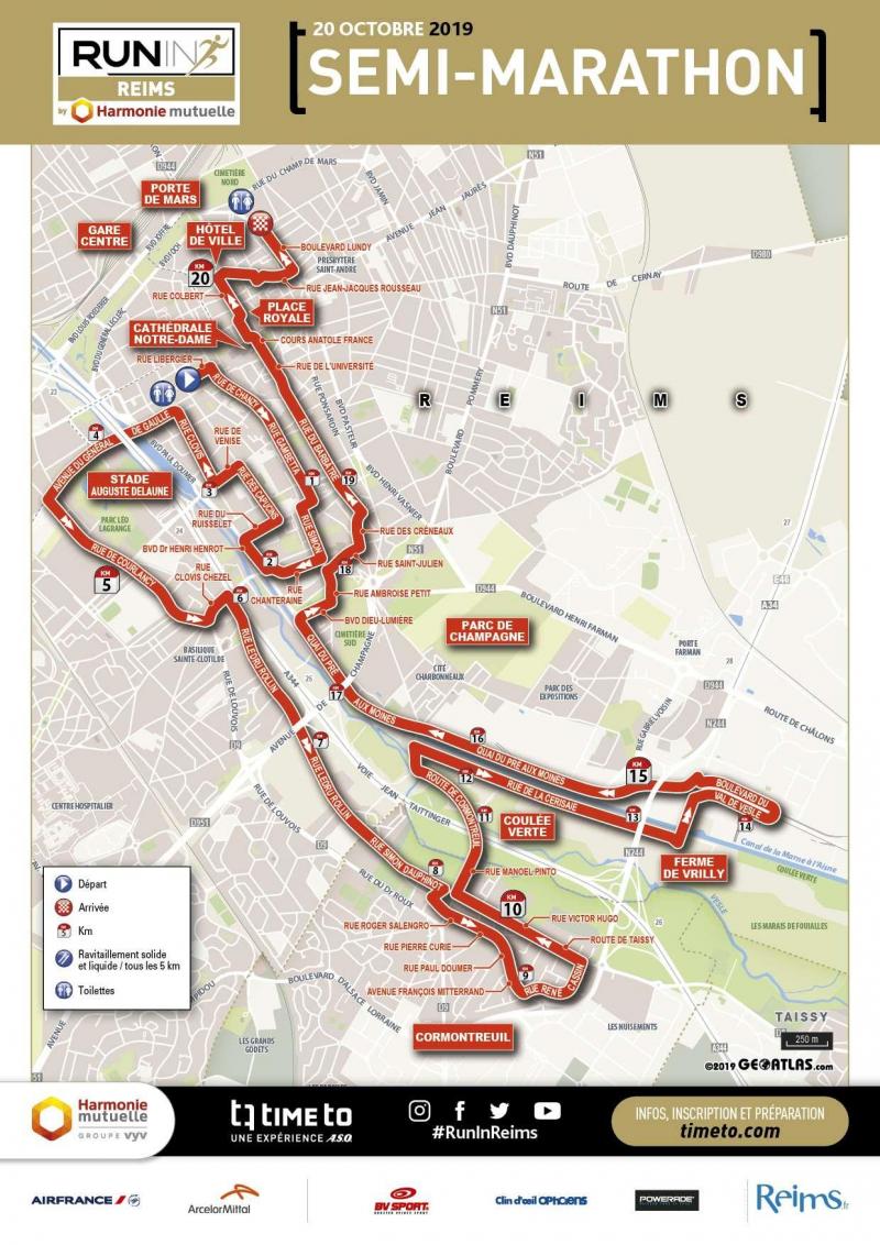Run In Reims 2019 Demandez Les Parcours