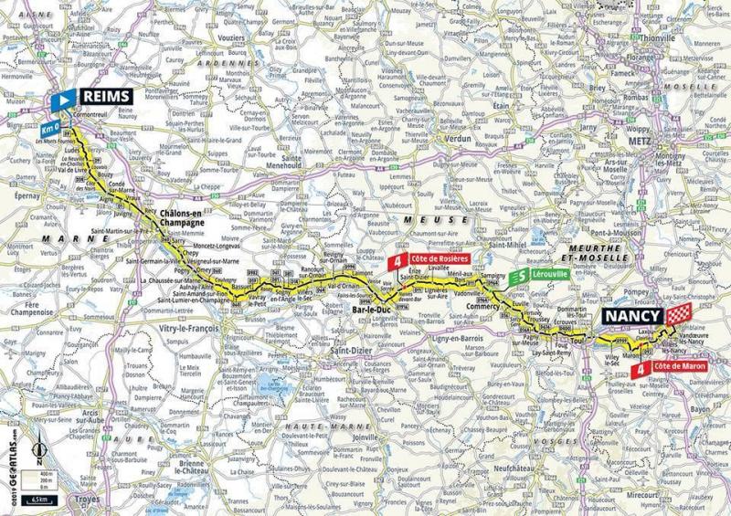 Tour De France Etape 4 Reims Nancy 213 5 Km Premiere Explication Entre Sprinters