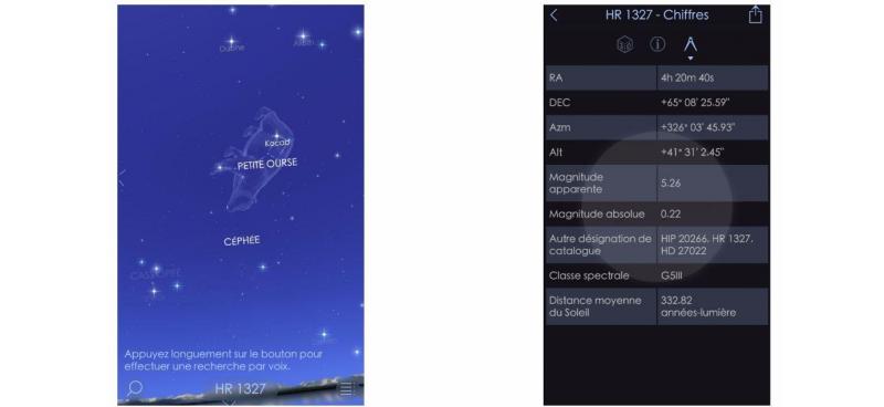 Star Walk 2 Lappli Pour Savoir Quelles étoiles Se Trouvent