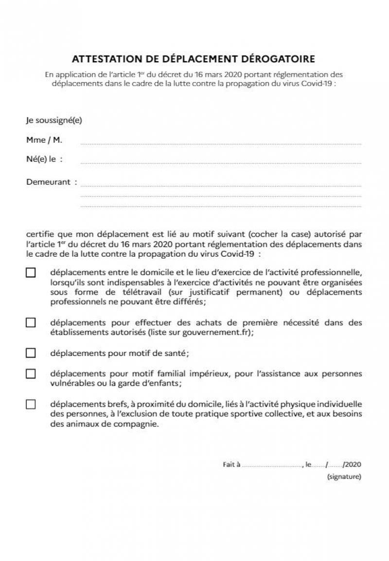 Attestation De Deplacement Pas De Version Numerique Possible Comment Faire Sans Imprimante Attestation De Deplacement Pas De Version Numerique Possible Comment Faire Sans Imprimante