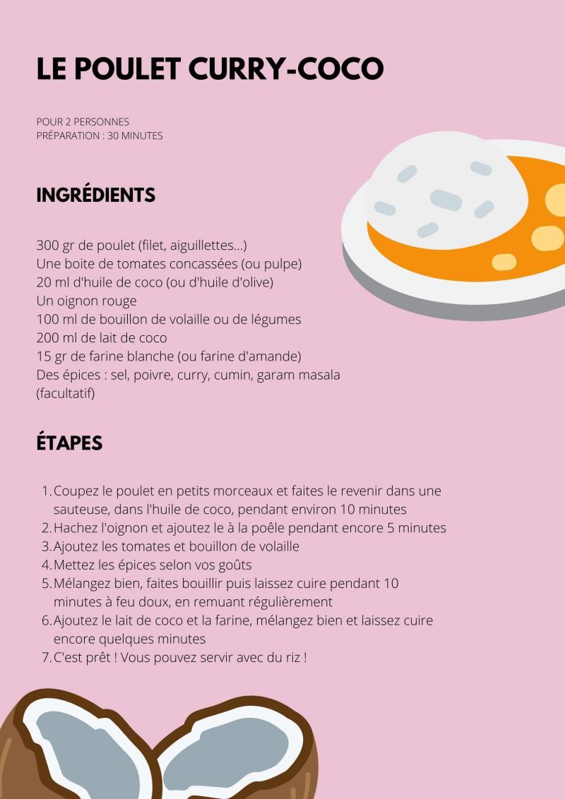 Magasin Coco Laon Cuisiner Quand On Est Confine La Recette Du Poulet Curry Coco