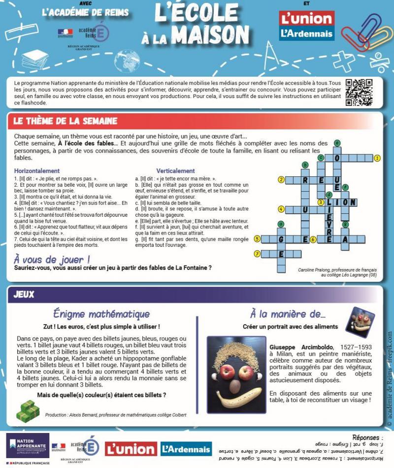 L'école à la maison: à la découverte des personnages célèbres ...