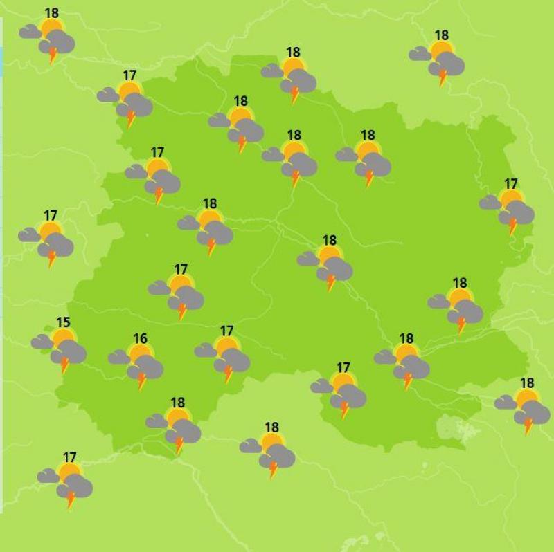 Meteo La Pluie Et Les Orages De Retour Dans La Marne L Aisne Et Les Ardennes