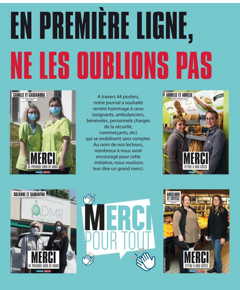 Merci Chaque Jour Votre Journal A Remercie Ceux Qui Ont Travaille Pendant Le Confinement En cliquant sur les différentes images, vous accéderez à leur page spécifique. pendant le confinement