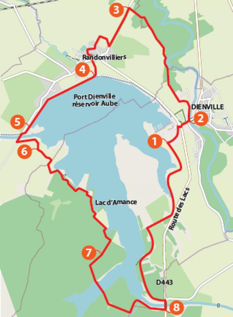 Randonnee Balade Autour Du Lac Amance Pres De Troyes