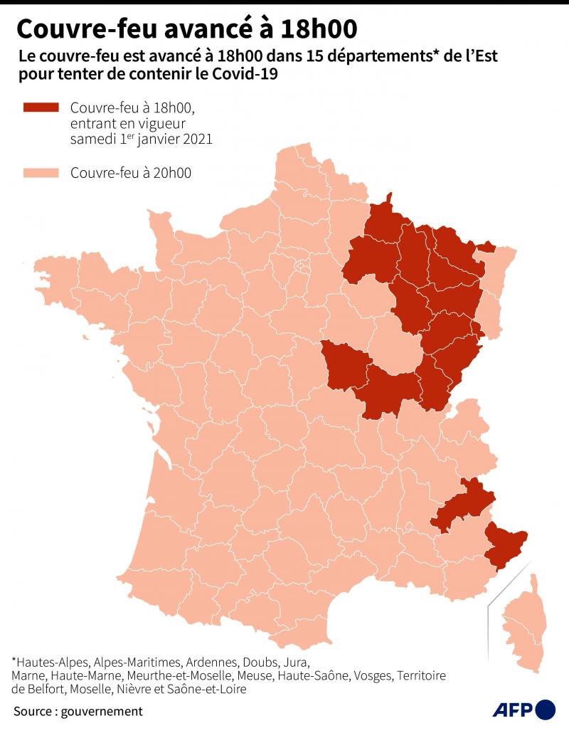 Couvre Feu Avance A 18h 15 Departements Concernes Dont Les Ardennes Et La Marne Mais Pas L Aube