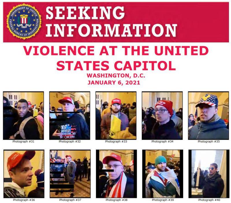 Wanted : Le FBI lance des avis de recherche pour retrouver les insurgés du Capitole B9725751703Z.1 20210108115747 000%2BGP3HCAKJ5.1 0 - Wanted : Le FBI lance des avis de recherche pour retrouver les insurgés du Capitole