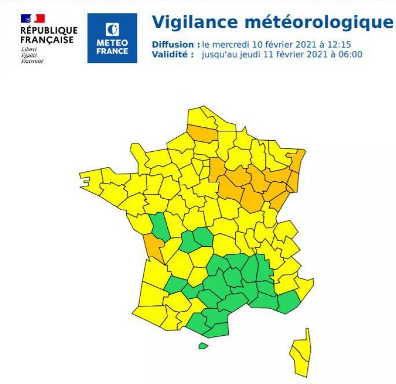Direct Apres La Neige L Aube Placee En Vigilance Orange Grand Froid Jusqu A Jeudi