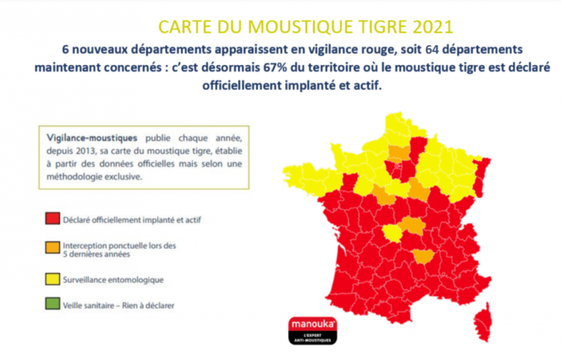 Le Moustique Tigre Est De Retour Voici La Carte Des Zones Touchees En 21 Le Moustique Tigre Est De Retour Voici La Carte Des Zones Touchees En 21