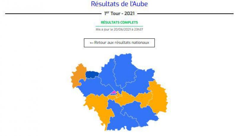 Carte Tous Les Resultats Des Elections