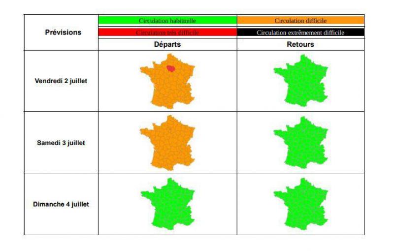 Premiers Departs En Vacances Bison Fute Prevoit Un Week End Dense Mais Pas Surcharge