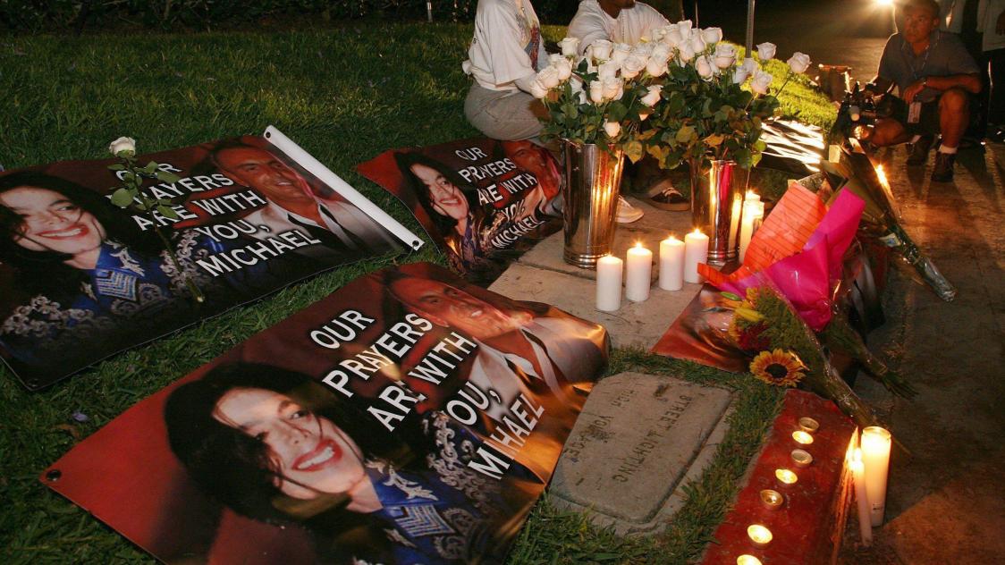 photo de la mort de Michael Jackson