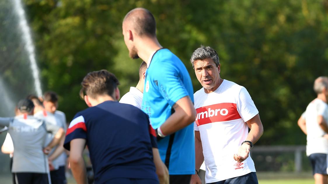 L’entraîneur rémois estime que le RC Strasbourg est déjà au point physiquement et tactiquement.