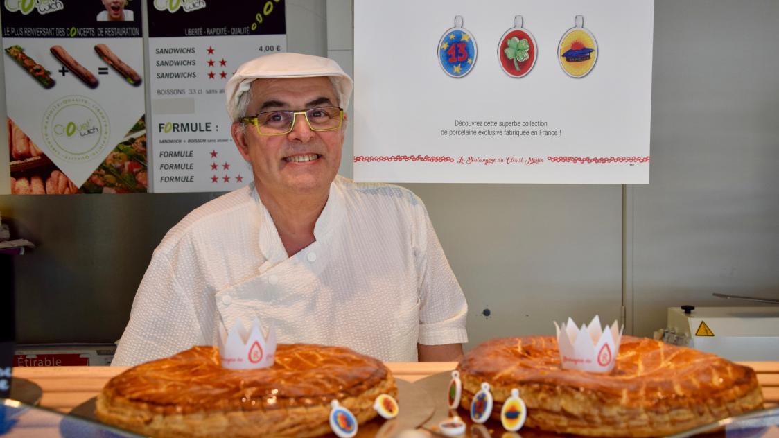 Pour fêter la galette des rois, ce pâtissier de Saint-Martin-sur-le-Pré a  choisi des fèves françaises