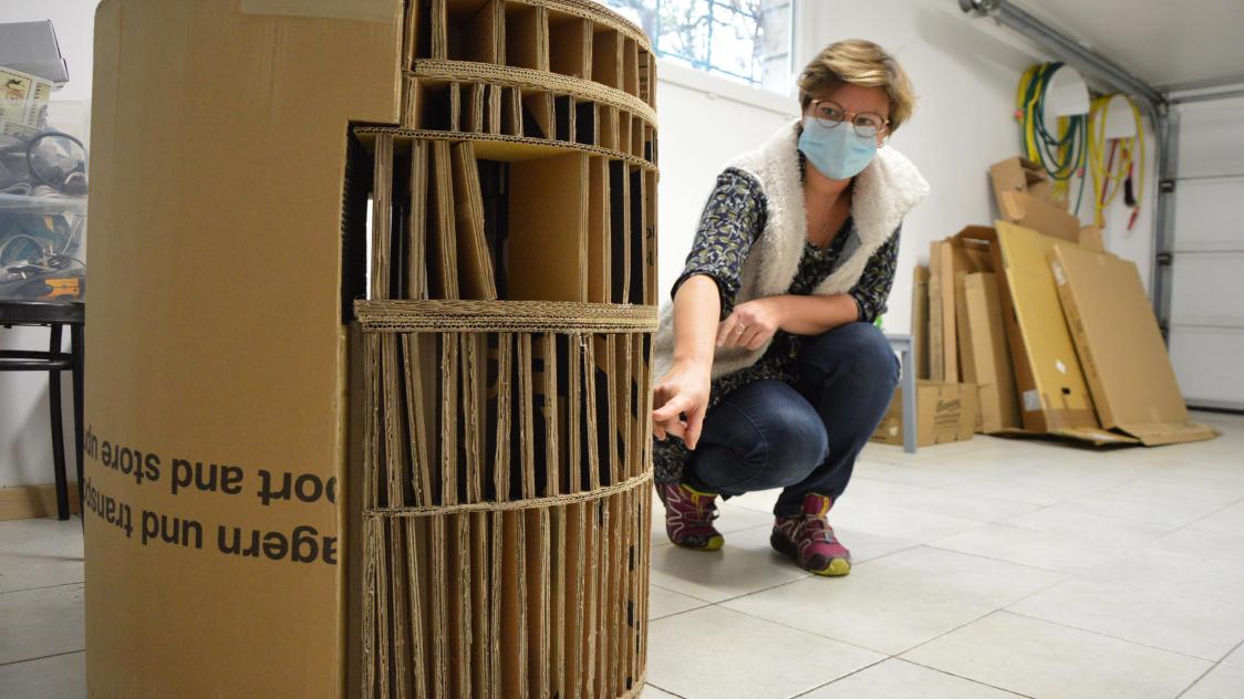 Artisan d'art, la Soissonnaise Alice Ruelle veut faire un carton avec ses  meubles