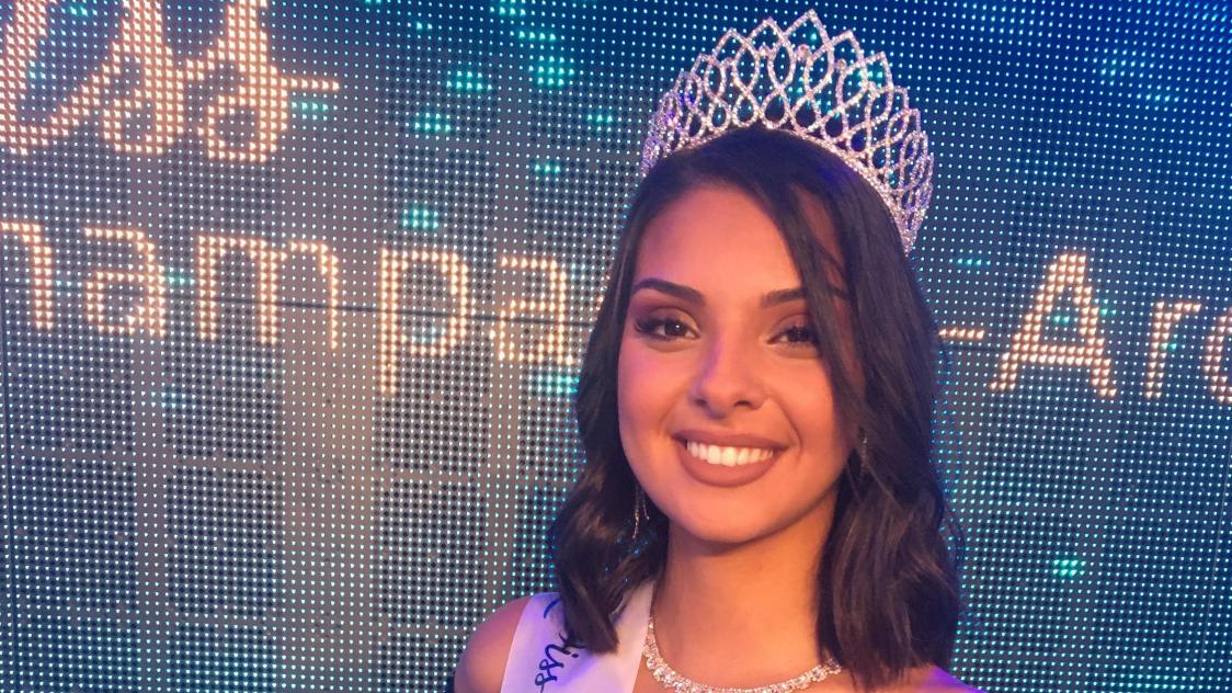 Léna Massinger a été élue Miss Champagne-Ardenne 2021.