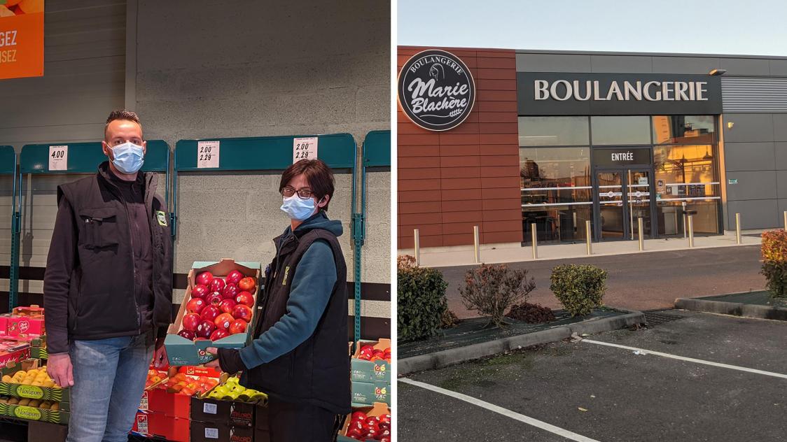 Mangeons Frais et Marie Blachère viennent alimenter la zone du BoisLegras, à VitryleFrançois Mangeons Frais et Marie Blachère viennent alimenter la zone du BoisLegras, à VitryleFrançois
