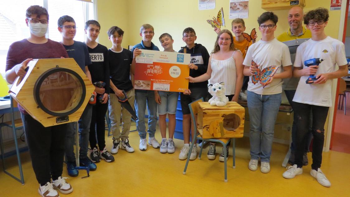 BarsurSeine  Le prix de l’artisanat pour la minientreprise Mistigry