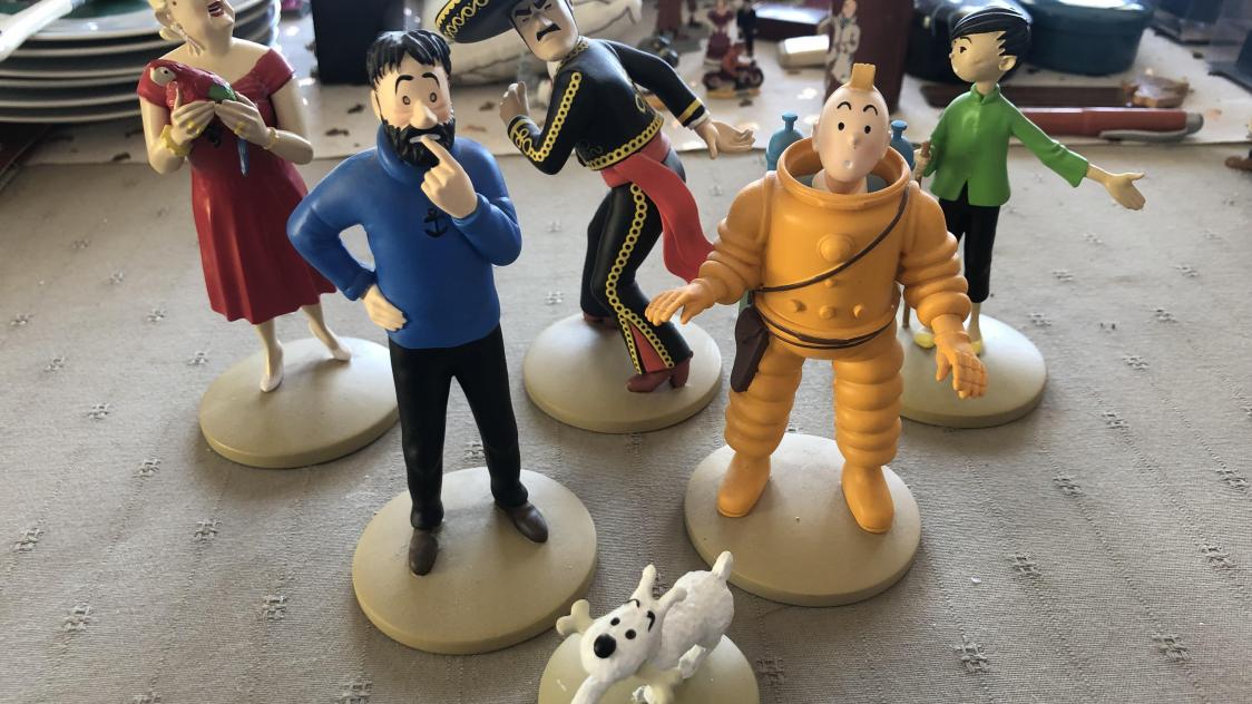 FIGURINE TINTIN HERGÉ Reporter - NEUF - boite plastique - Moulinsart EUR 60,00 - FR