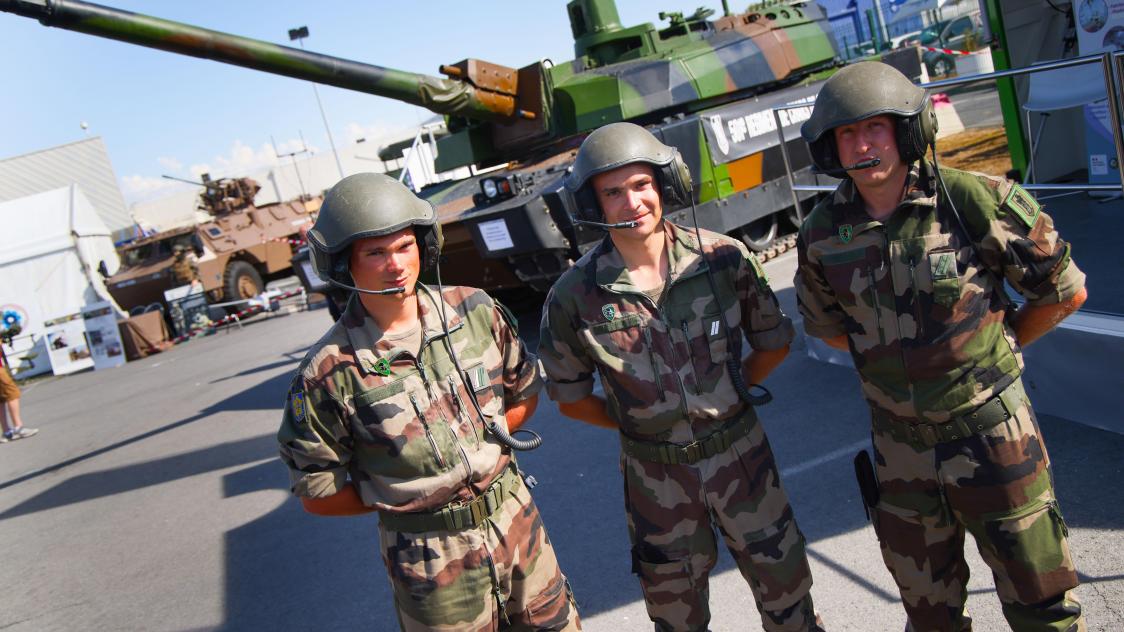 Le char Leclerc, en impose à la Foire de Châlons