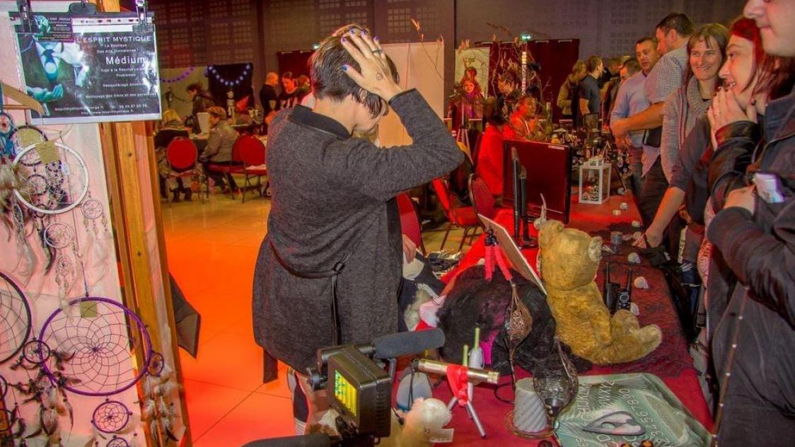 Image d’archive de la première édition du Salon du paranormal en 2018.